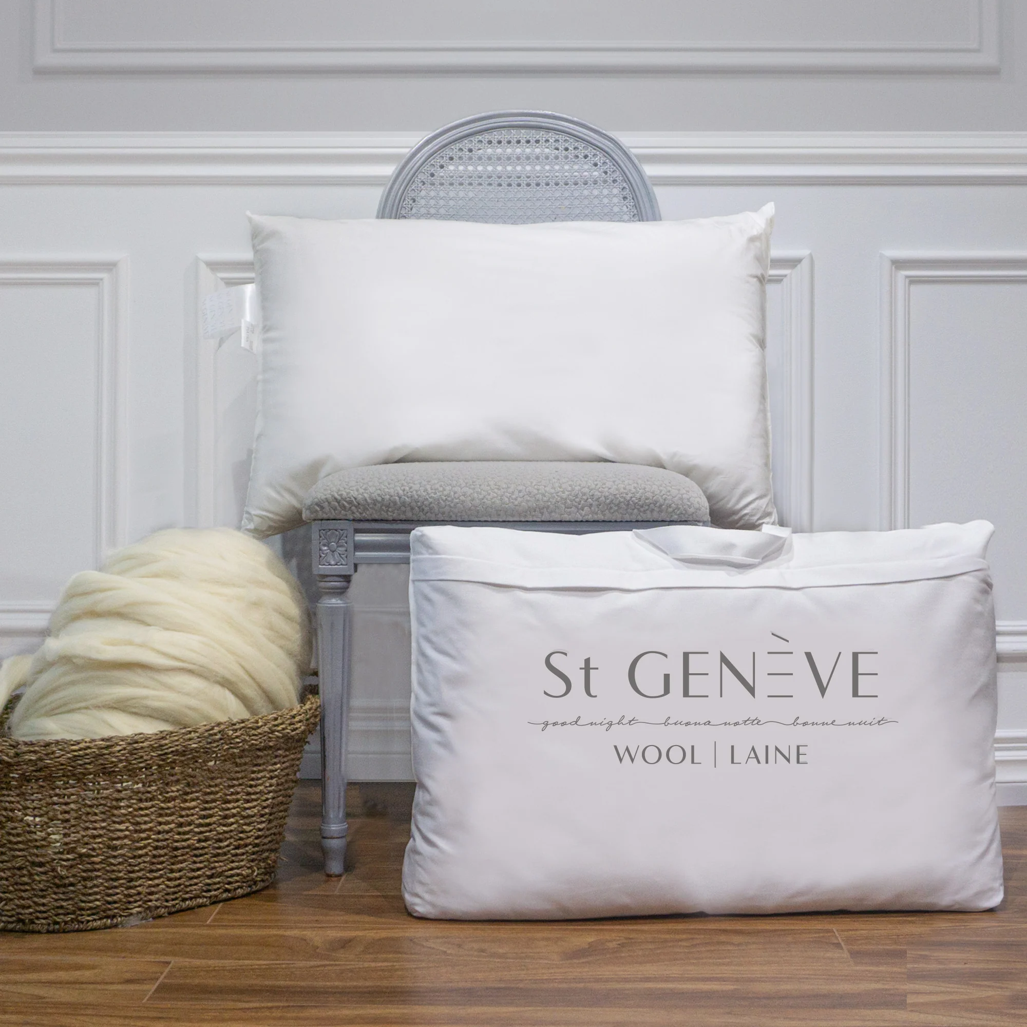 Piatra Pillow by St Geneve | Wool Pillow - Image 3