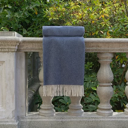 Freya | Cashmere & Wool Blend Throw | 55" x 78" - Image 5
