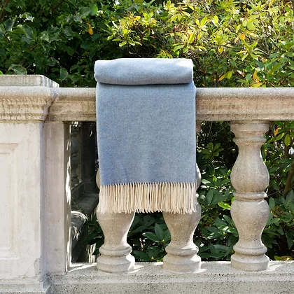 Freya | Cashmere & Wool Blend Throw | 55" x 78" - Image 6