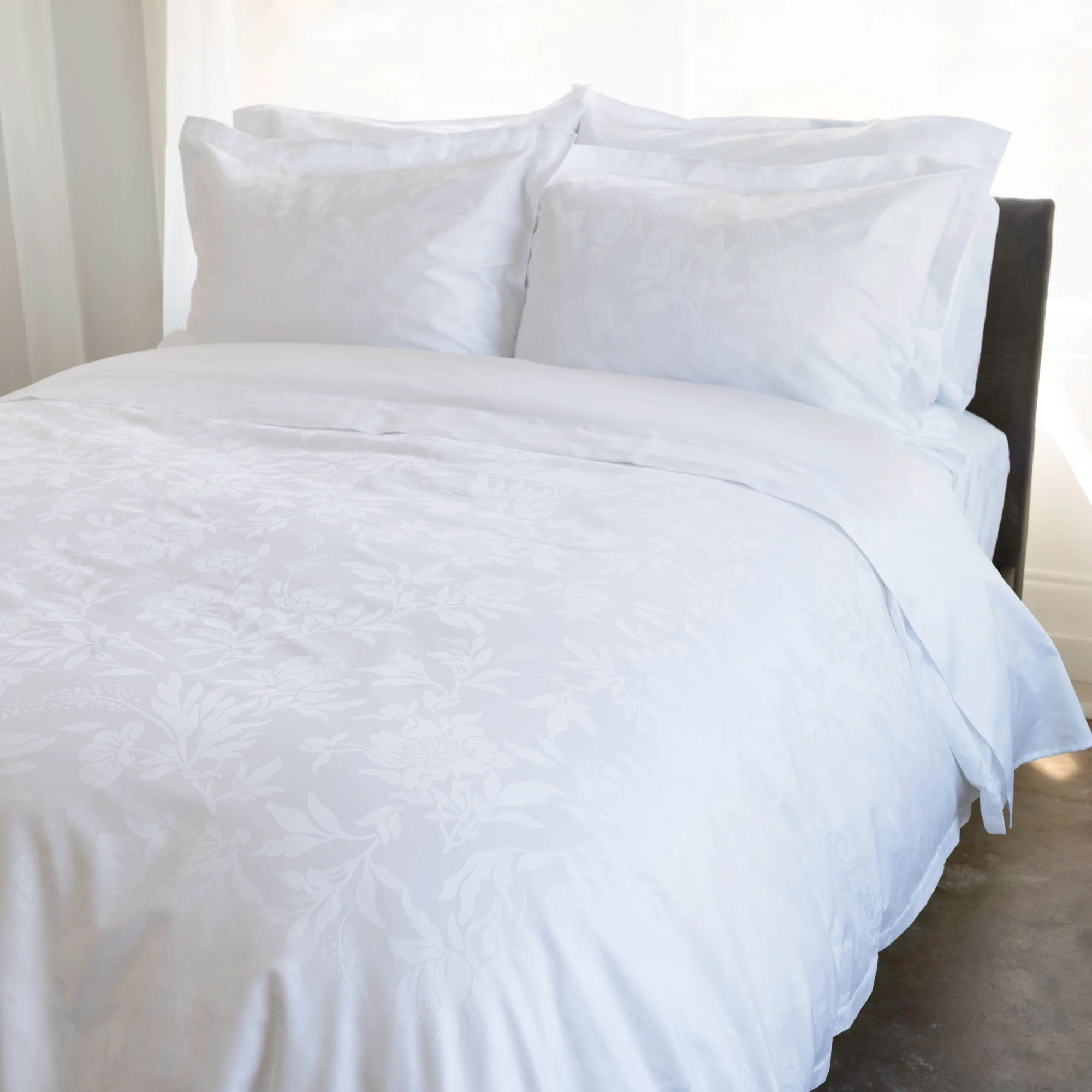 Giza 92 Flora Egyptian Cotton  | Duvet Cover | by St Geneve