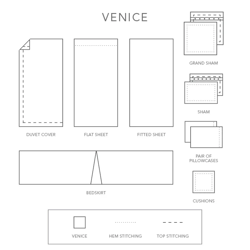 Venice | Pillowcases and Shams | Percale - Image 8